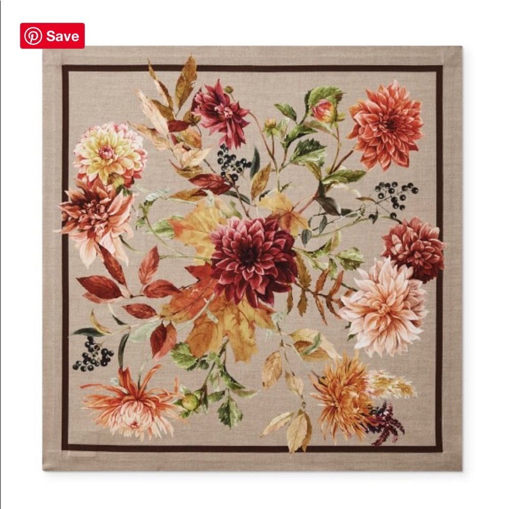*SEARCHING FOR* Williams Sonoma Harvest Bloom Napkins